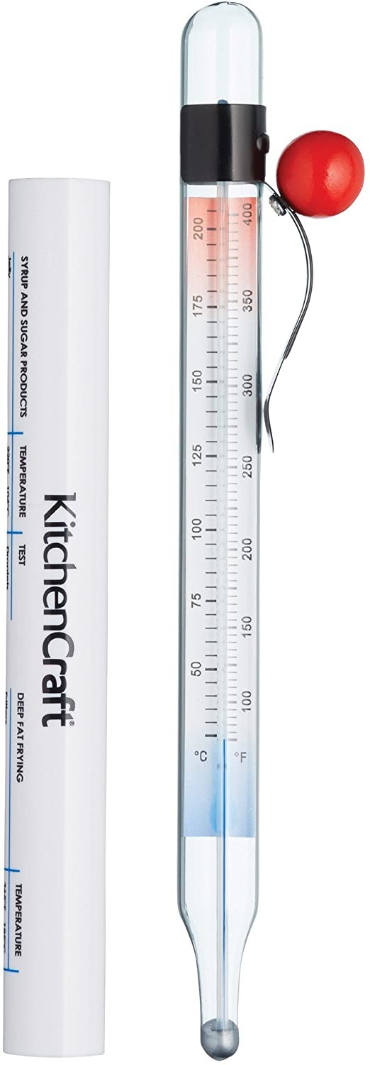KitchenCraft Kitchen Craft Cooks Thermometer with Protective Sheath, Transparent