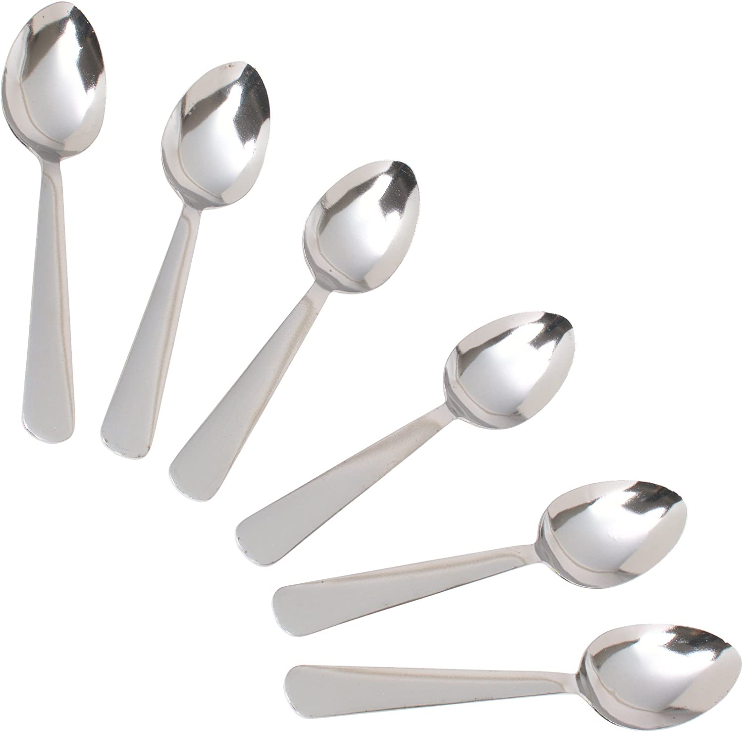 Kitchen Craft Deluxe Stainless Steel Teaspoons- set of six