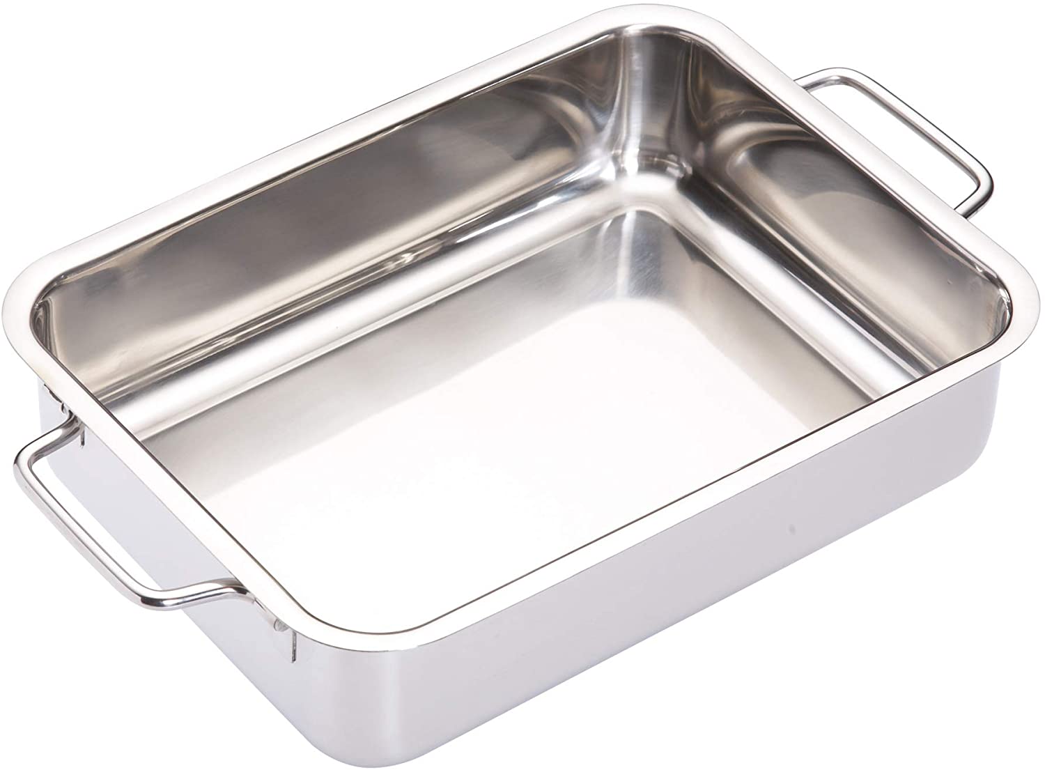 Kitchen Craft Master Class Stainless Steel Heavy Duty Roasting Pan, 27 x 20 cm