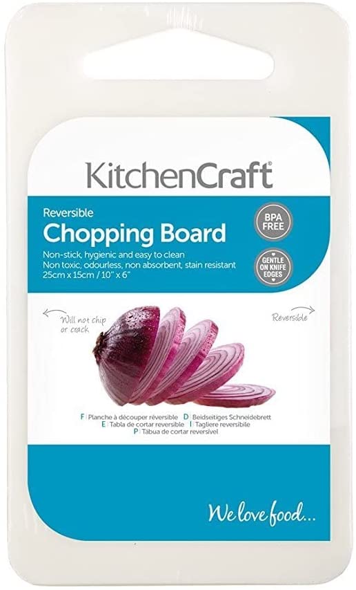 KitchenCraft Kitchen Craft Polyethylene Bar Cutting Board, 25 x 15 cm