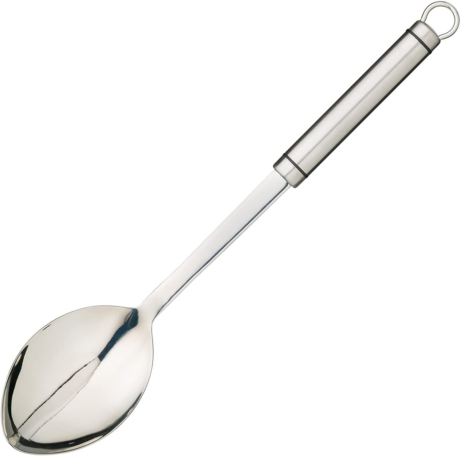 Kitchen Craft Professional Stainless Steel Long Oval Handled Cooking Spoon