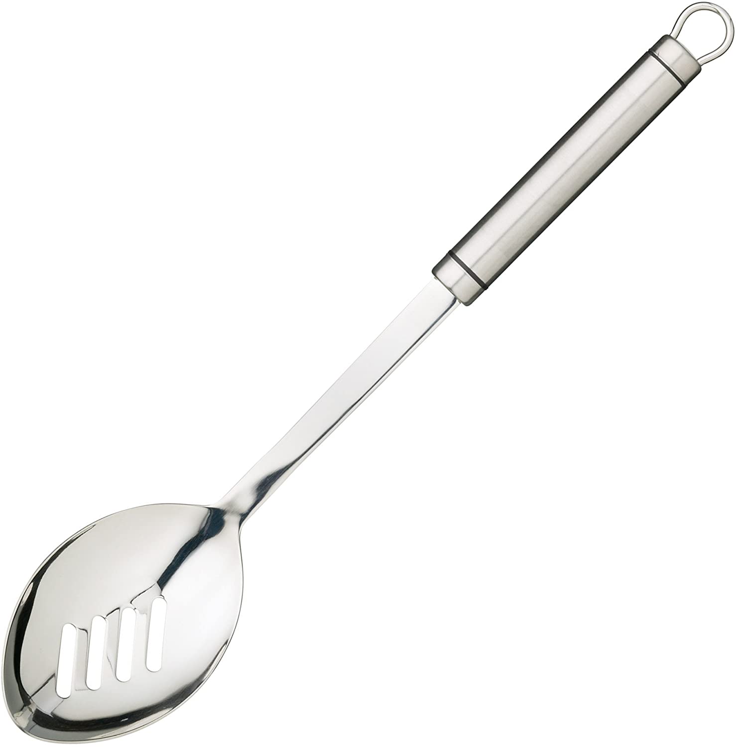 KitchenCraft Kitchen Craft Professional Stainless Steel Long Oval Handled Slotted Spoon