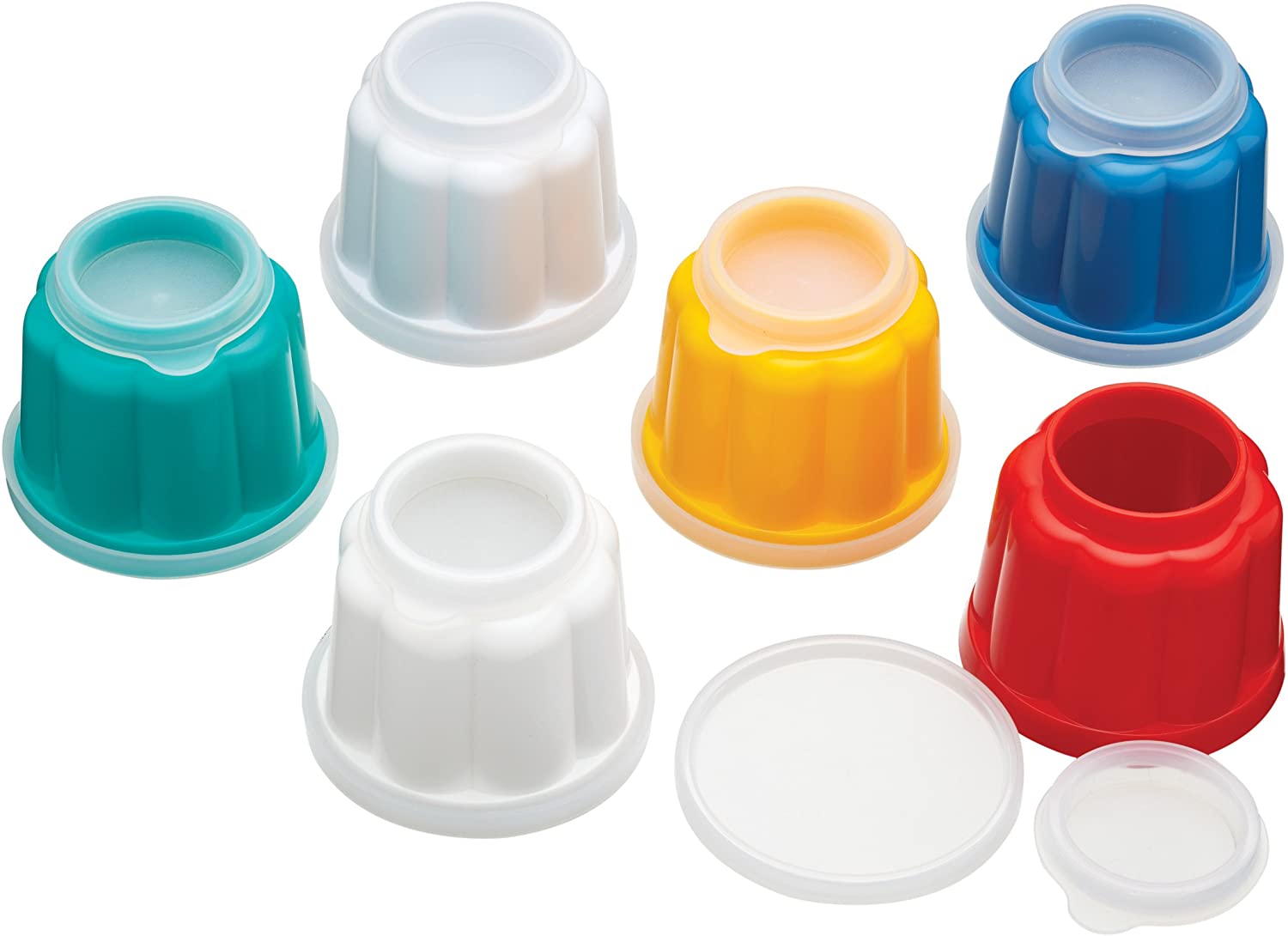 KitchenCraft Kitchen Craft Small Individual Plastic Jelly Moulds- pack of six