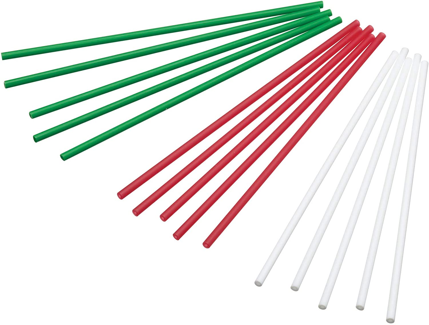 KitchenCraft Kitchen Craft Sweetly Does It Pack of 60 Plastic Coloured Cake Pop Sticks - 15 cm