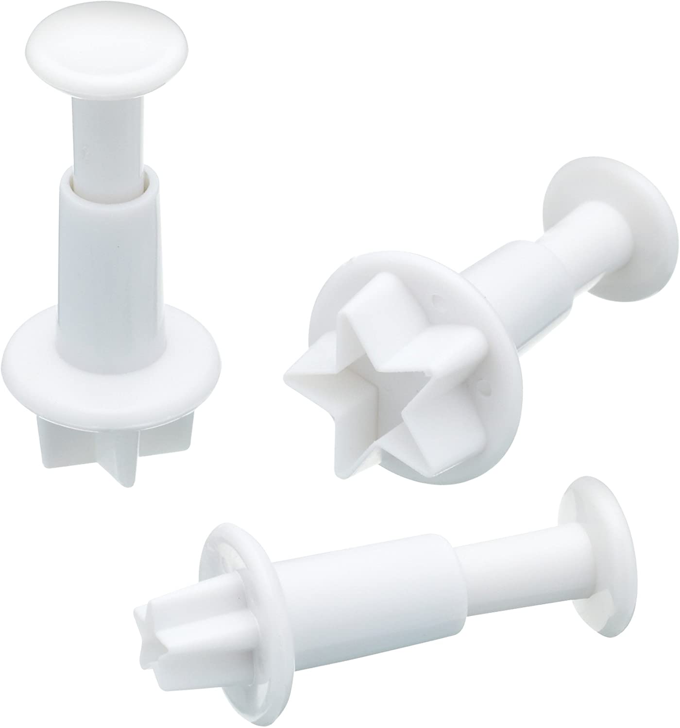 Kitchen Craft Sweetly Does It Star Fondant Plunger Cutters, Set of 3