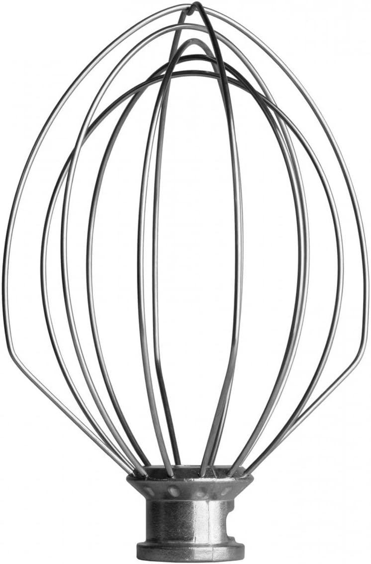 KitchenAid 5 K7EW Elliptical Whisk with 11 Wires for Stand Mixer 6.9L