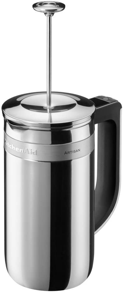 KitchenAid 5KCM0512ESS, ARTISAN Press Jug with Built-In Scale and Timer, Stainless Steel