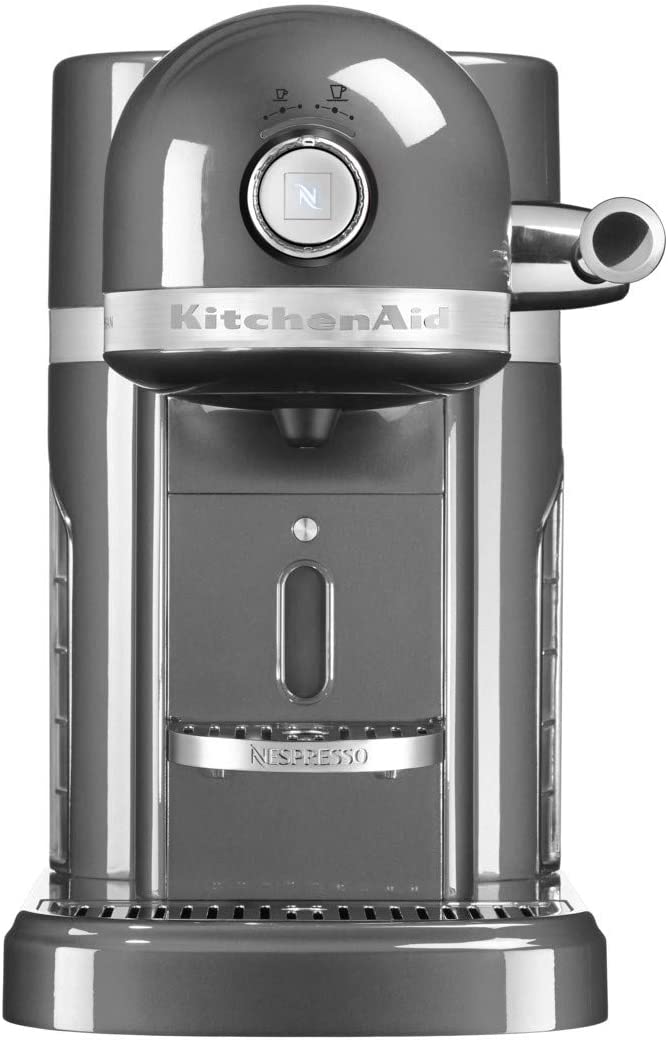 KitchenAid Artisan 5KES0503EMS/4 Nespresso Machine Medallion Silver 1160 Metal 1.4 Litres