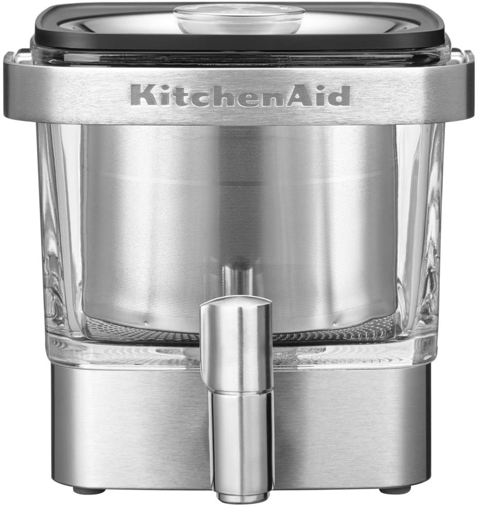 KitchenAid 5KCM4212SX Cold Brew Coffee Maker, Stainless Steel, Silver