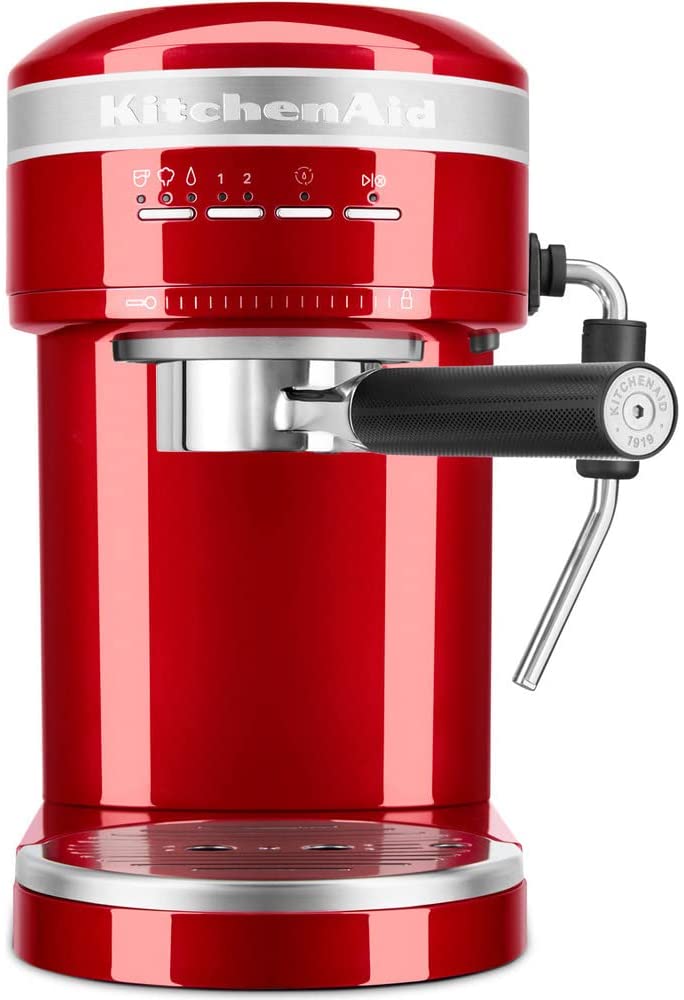 Kitchen Aid Artisan 5KES6503ECA Espresso Machine Love Apple Red Metal Housing Coffee Machine 5KES6503ECA