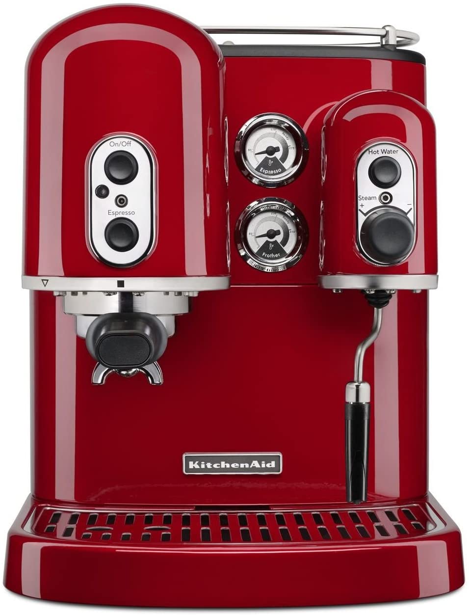 KitchenAid Artisan Onyx 5KES2102EER Espresso Machine Empire Red