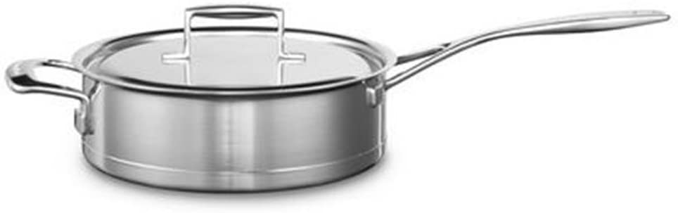 KitchenAid KCC730HSST Stainless Steel Casserole Dish 24 x 24 x 6 cm Silver