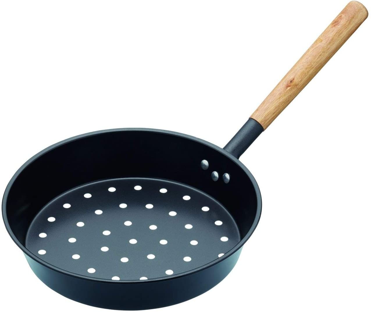 KitchenCraft 27cm Chestnut Roaster Carbon Steel