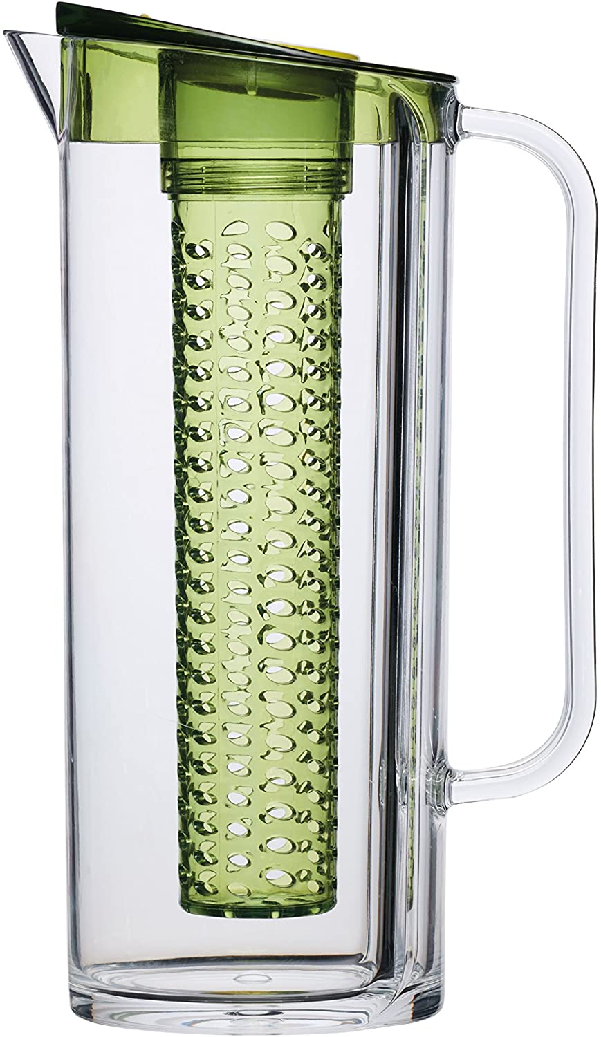 Kitchencraft Healthy Eating Fruit Infuser BPA-Free Water Pitcher, 1.5 Litres (2.5 Pts), Transparent