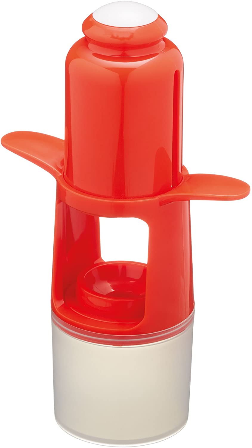 Kitchencraft Healthy Eating Press Cherry Pitter/Olive Stoner, White/Red