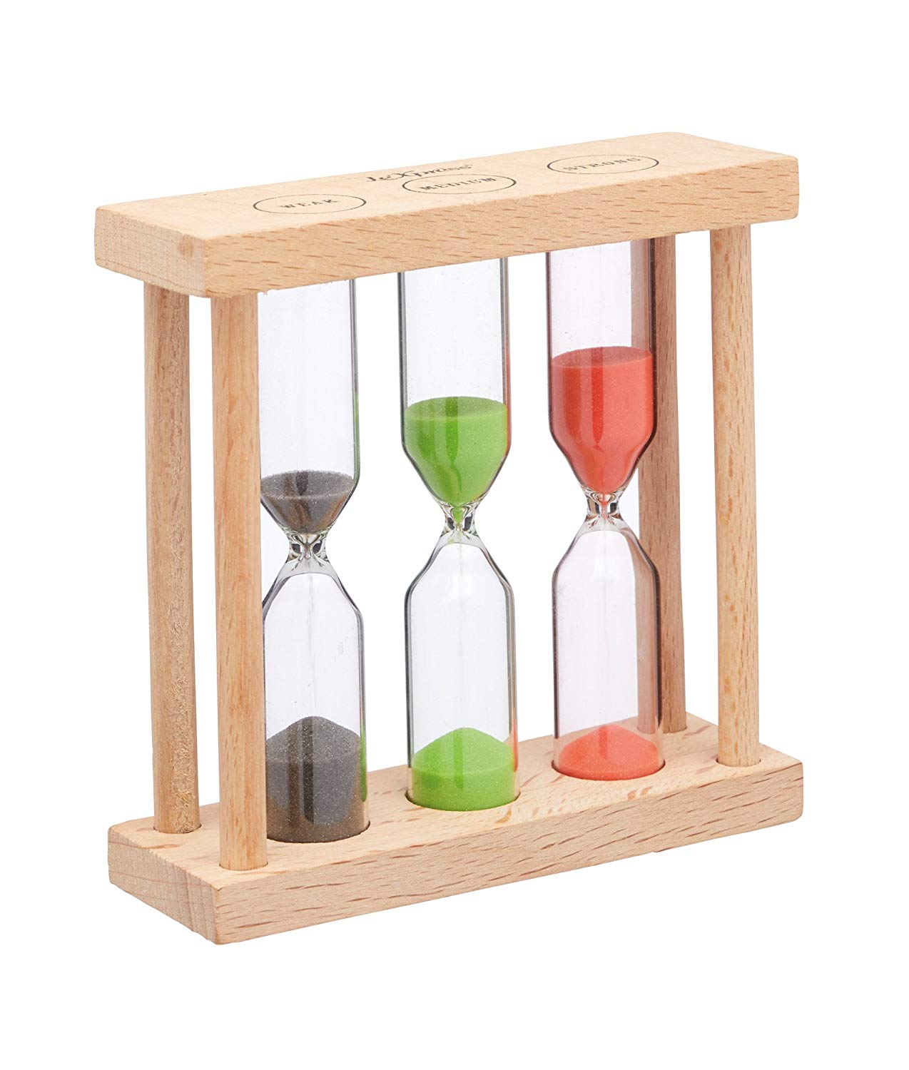 Kitchencraft Kclxteatime Hourglass Set, Brown