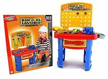 Globo Toys Globo40206 78 "W Toy Workbench With Accessories (35)