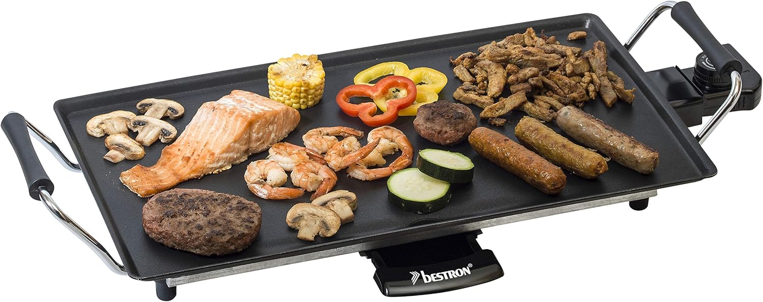 Bestron Electric Planch/Teppanyaki grill plate with non-stick coating