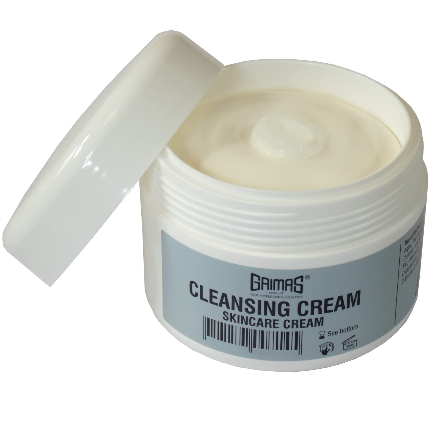 Grimas Cleansing Cream, 200 ml, Professional Skin Cleansing Cream for Removing All Types of Makeup