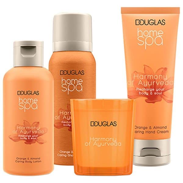 Douglas - Home Spa - Harmony of Ayurveda Gift Set Body Lotion + Shower Foam + Body Spray + Hand Cream