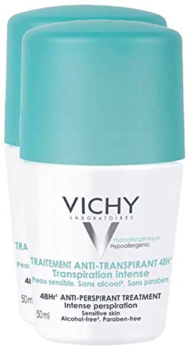 Vichy Deodorant Roll-On Antiperspirant 48h Double Pack 2 x 50 ml Pen