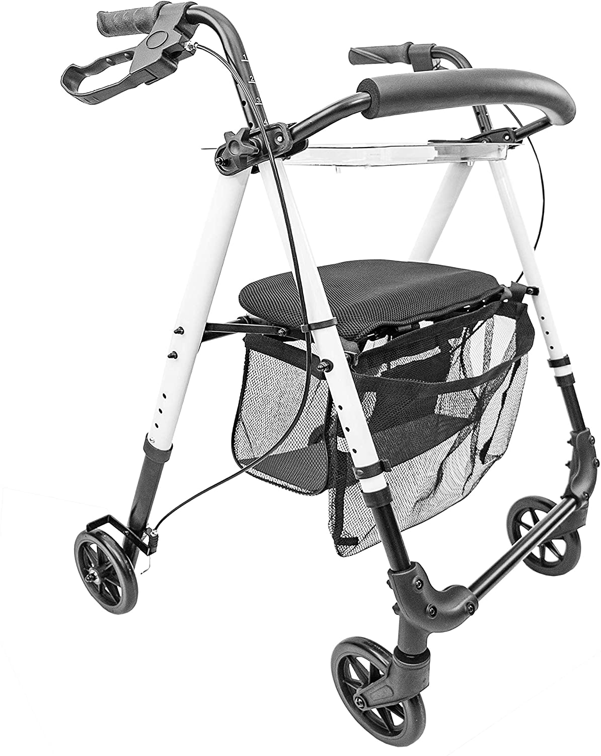 MOBILITY Plus+ IR10+ Indoor Rollator - Walker - Lightweight, Slim and Compact for Use in H