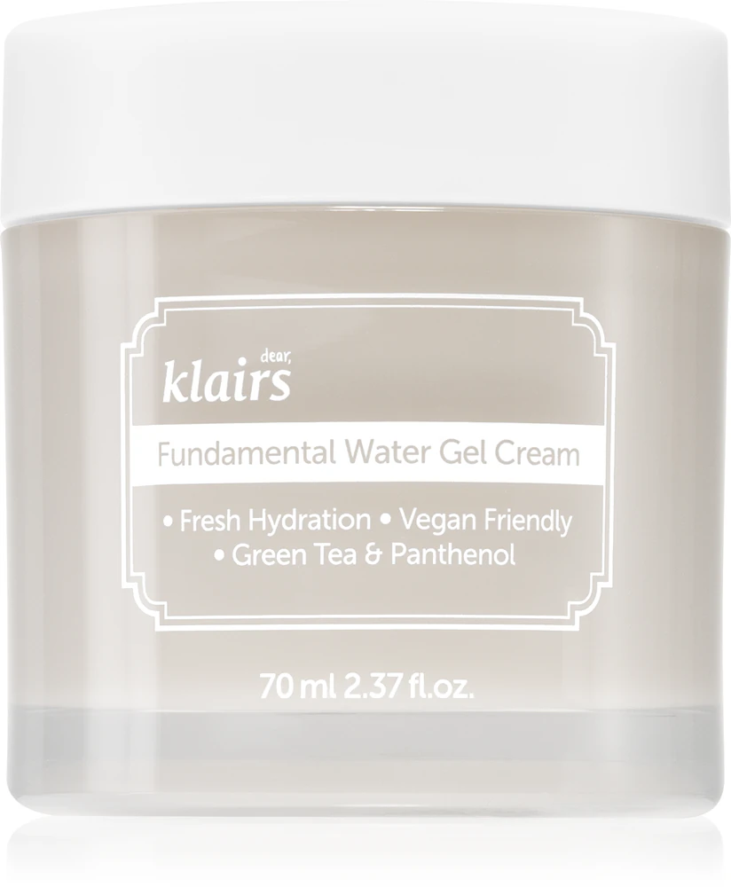 Klairs Fundamental Water Gel Cream hydrating gel cream for the face