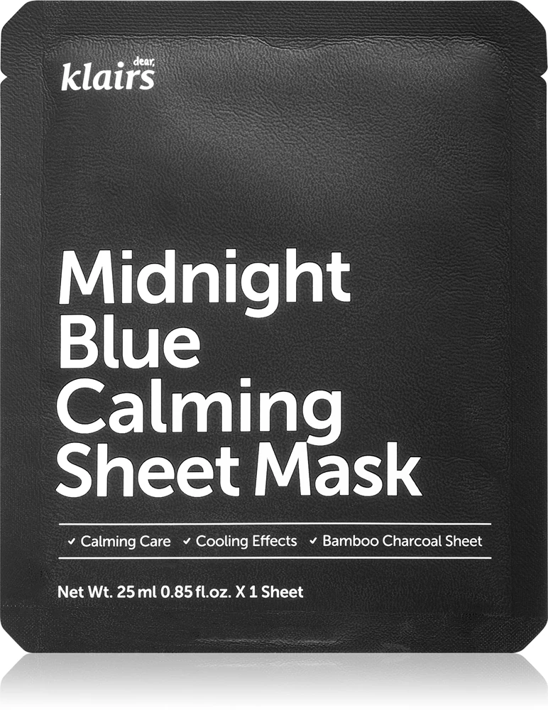 Klairs Midnight Blue Calming Sheet Mask Calming sheet mask