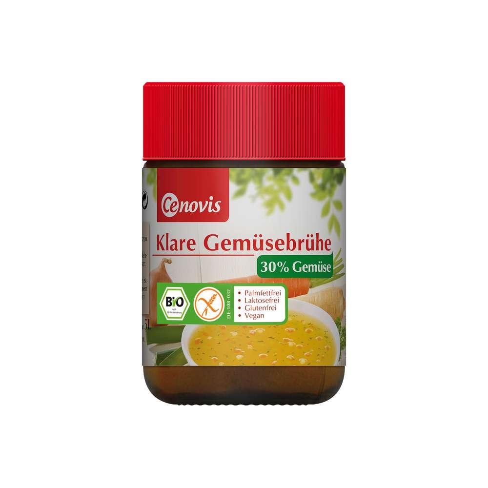 Clear vegetable broth, fine-grained