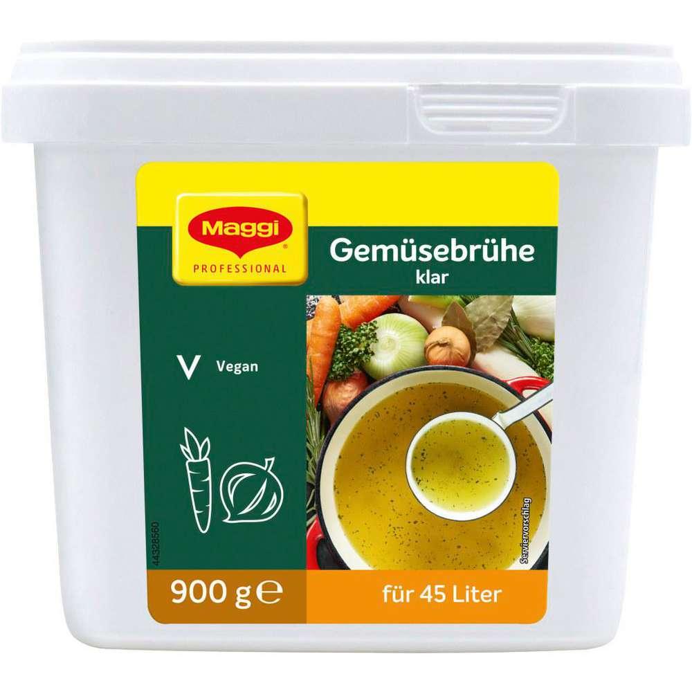Clear vegetable broth