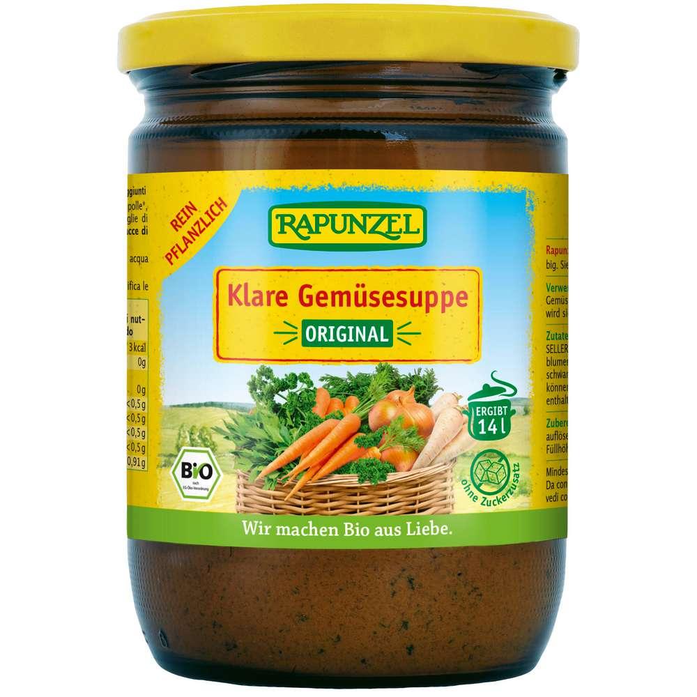 Clear vegetable soup