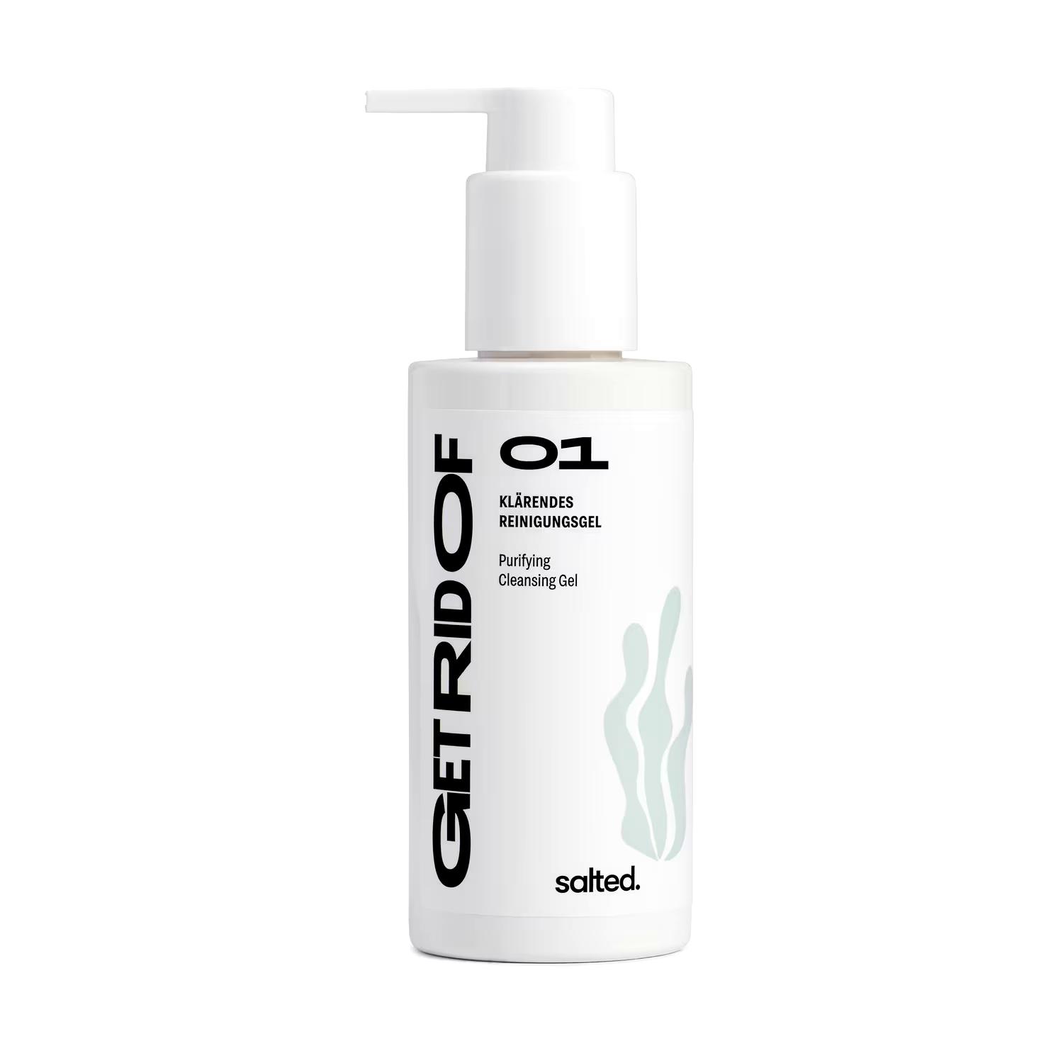 Clearing cleaning gel with a creamy-fresh fragrance
