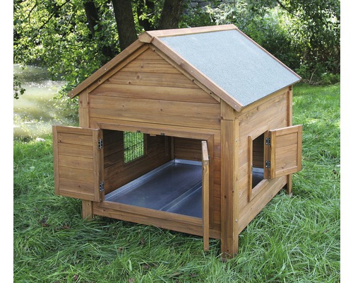 Small animal hutch for chickens or rabbits 105 x 100 x 108 cm