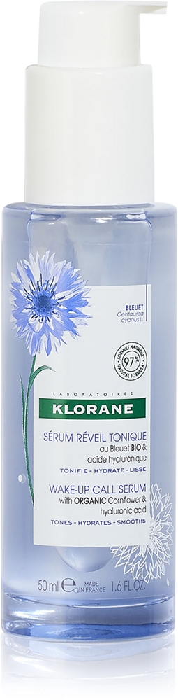 Klorane Cornflower Organic Active Serum for Skin Brightening and Smoothing