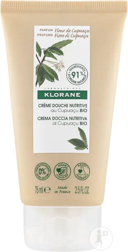 Klorane Shower Cream Cupuacu Flower Dry to Very Dry Skin Tube 75ml