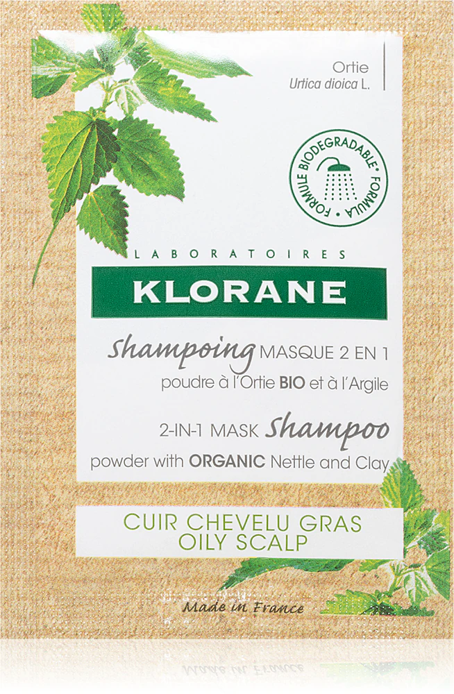 Klorane Nettle Shampoo in powder form