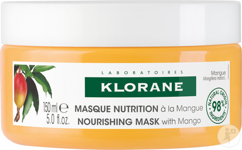 Klorane Repair Hair Mask With Mango Butter For Dry Brittle Hair Jar 150ml