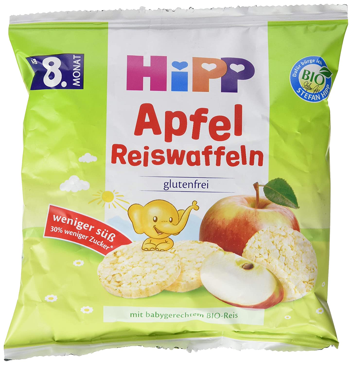 Hipp Apfel Reiswaffeln, 30g