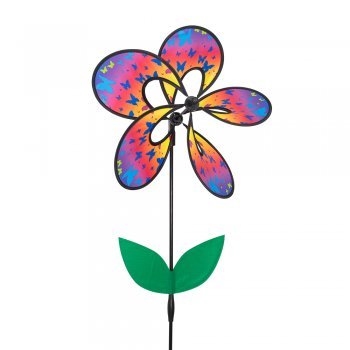 Cim Magic Flower Butterfly Wind Chime, Uv Resistant And Weatherproof Wind W