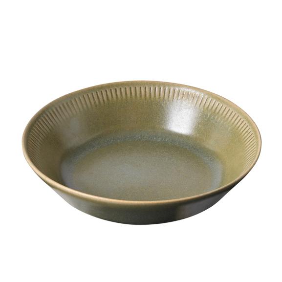 knabstrup-keramik Knabstrup Deep Dish Olive Green