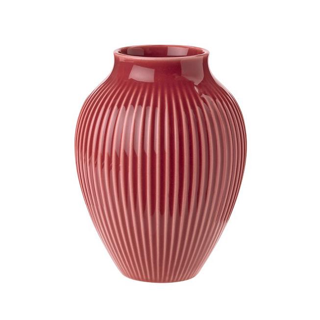 Knabstrup Vase Fluted 12.5Cm
