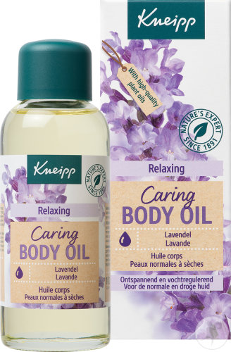 Kneipp skin oil relaxing and moisturizing lavender bottle 100ml