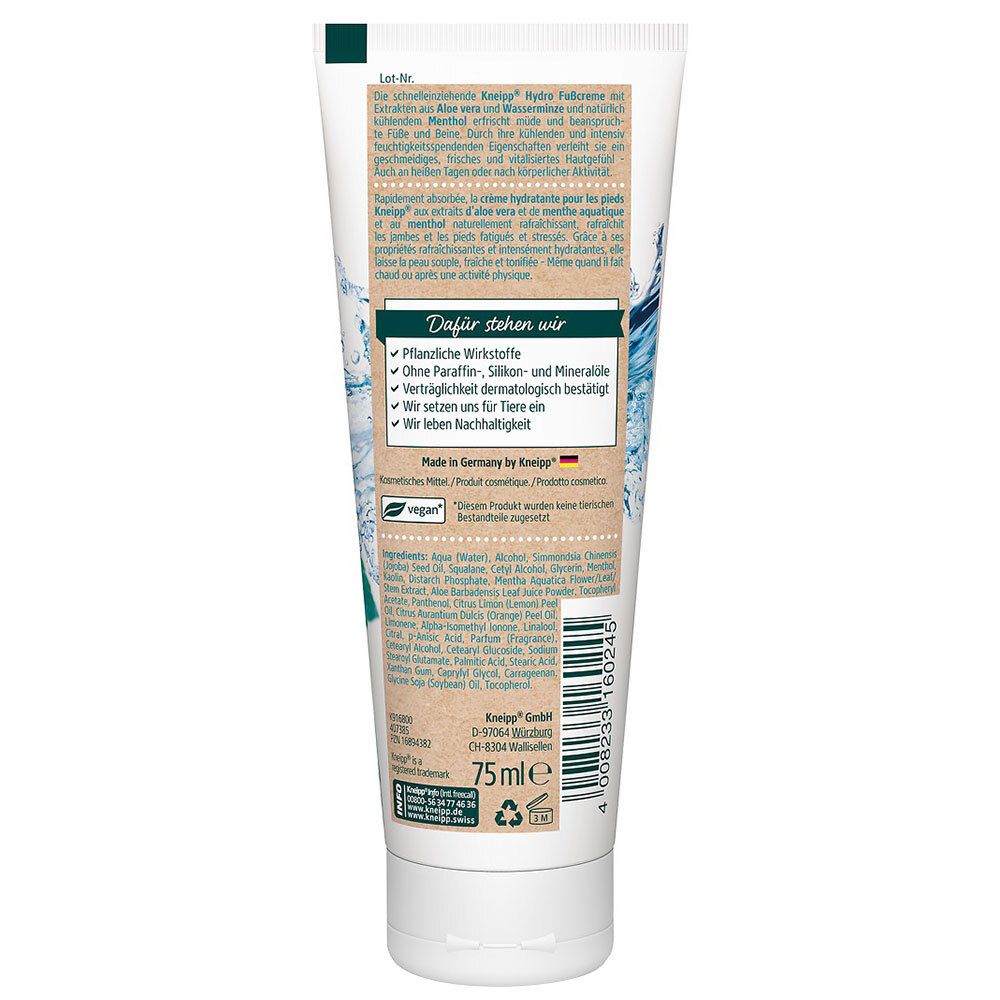 Kneipp® Hydro Fußcreme