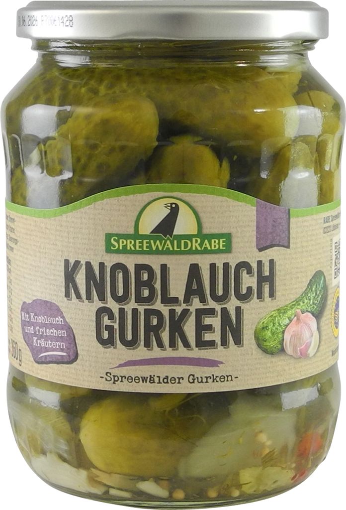 Garlic pickles from Spreewald-Rabe (720 ml jar)