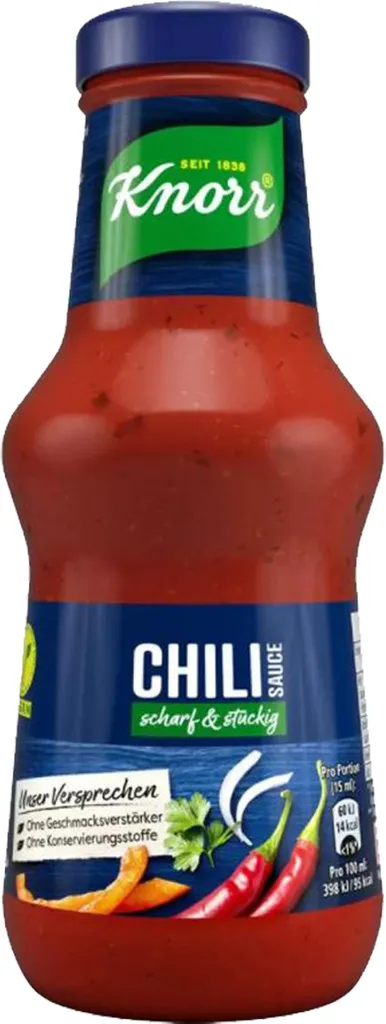 Knorr Chili Sauce spicy and chunky, perfect with meat 250ml