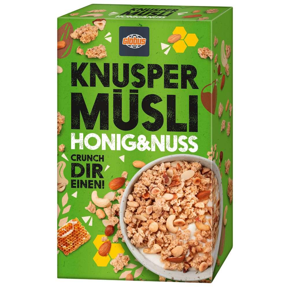Crunchy muesli, honey-nut