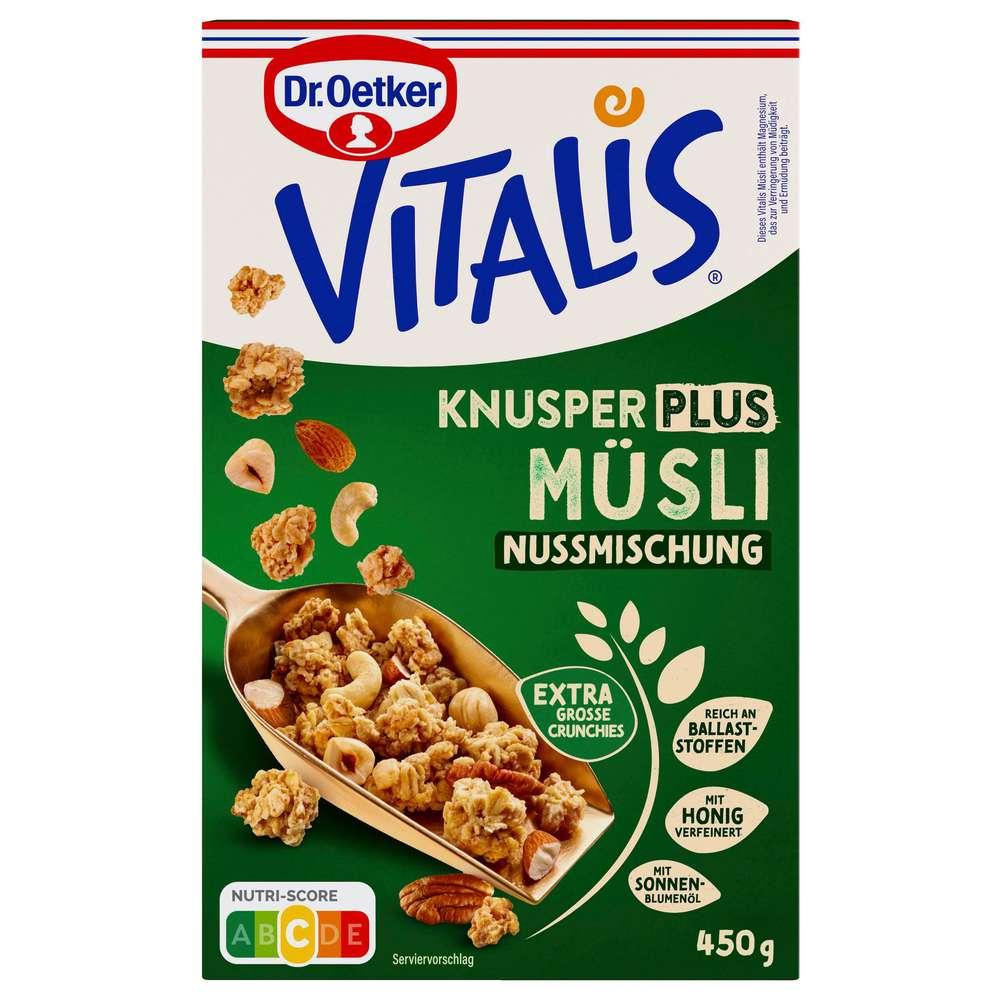 Vitalis crunchy muesli, plus nut mixture