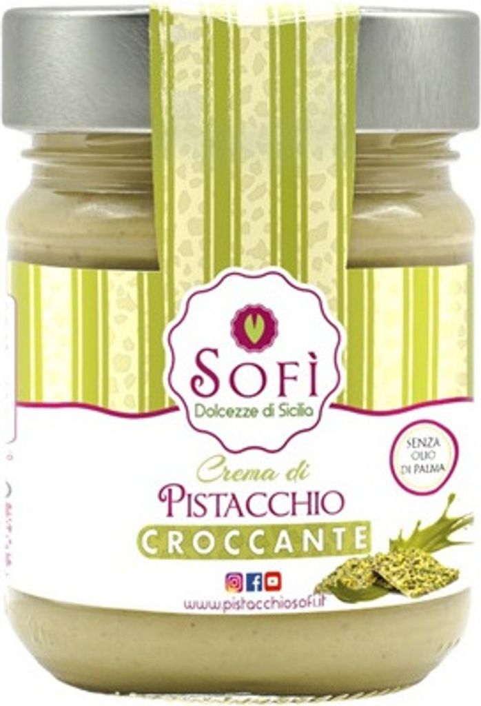 Knusprige Pistaziencreme 46%, 190 g