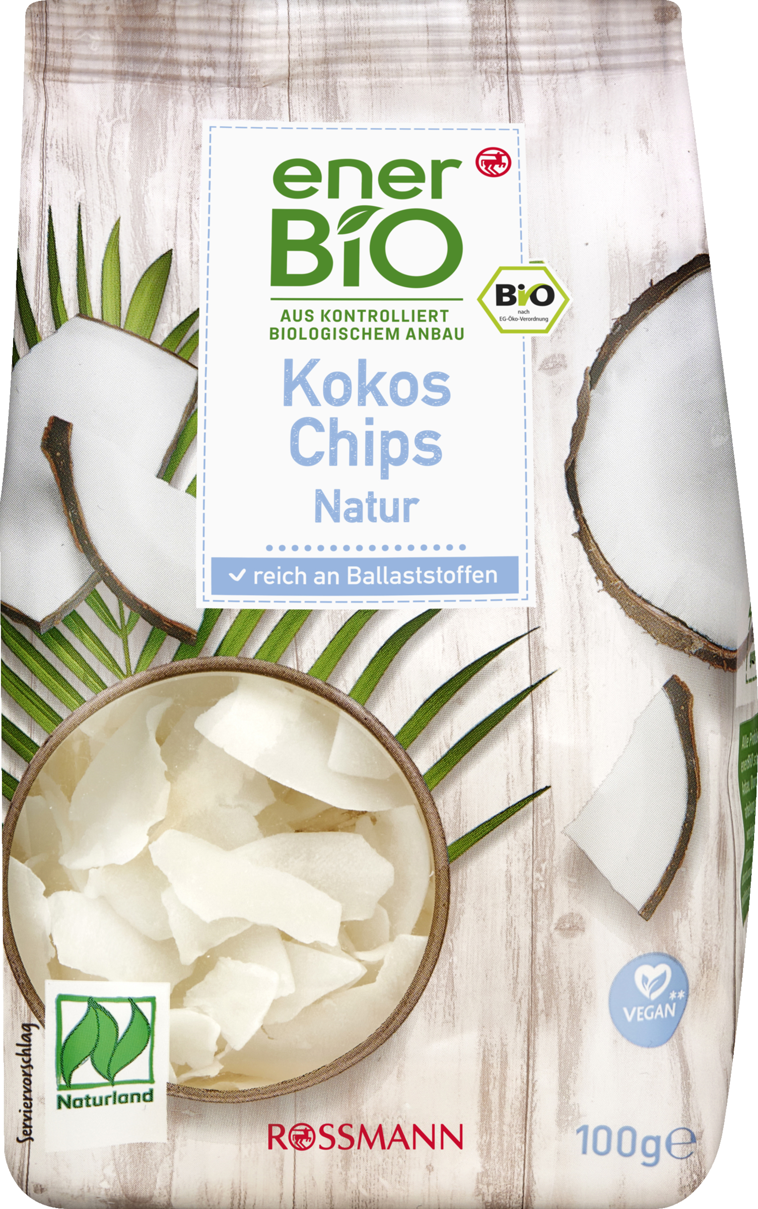 enerBiO Coconut chips nature Naturland