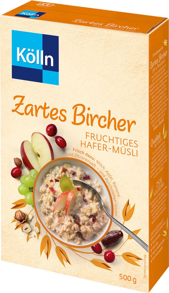 Kölln Müsli Bircher Frucht 7x500g Sparpaket